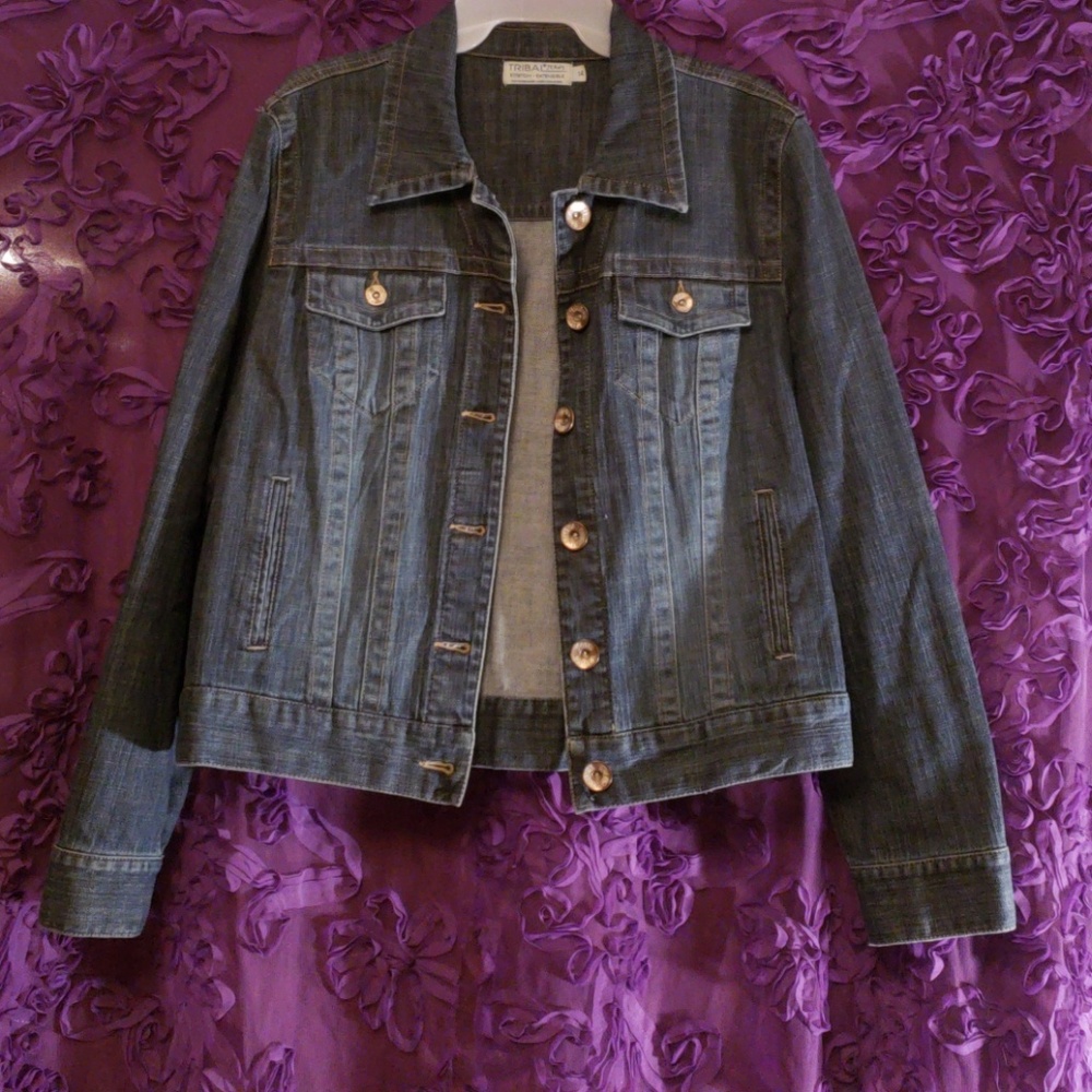 Tribal Bye Jean Jacket